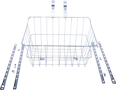 Panier avant Wald 1512 avec jambes réglables - Argent