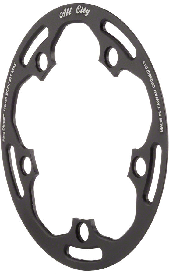 Garde-chaîne All-City Cross Wizard 36t x 110mm - Noir