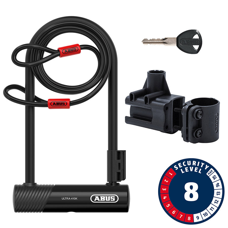Abus Ultra 410K + Cobra U-Lock - Solución de Seguridad Premium