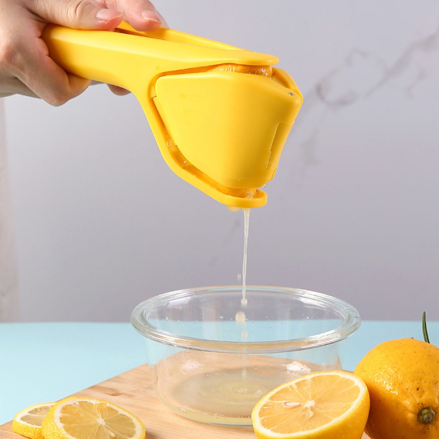 Premium Manual Lemon Squeezer with Fold Flat Design