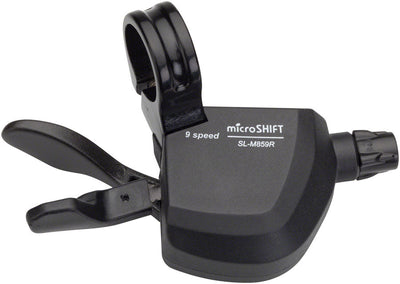 microSHIFT MarvoLT Cambiador de Gatillo Derecho - Palanca de 9 Velocidades de Aleación