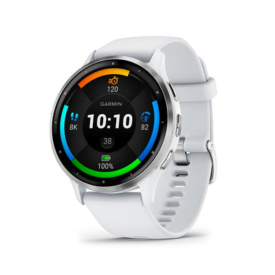 Garmin Venu 3 Smartwatch - Whitestone Silicone Band