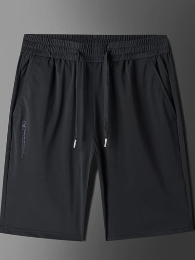 Men's Plus Size Drawstring Shorts with Pockets