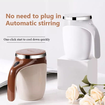 Rechargeable Automatic Stirring Cup for Effortless Beverages