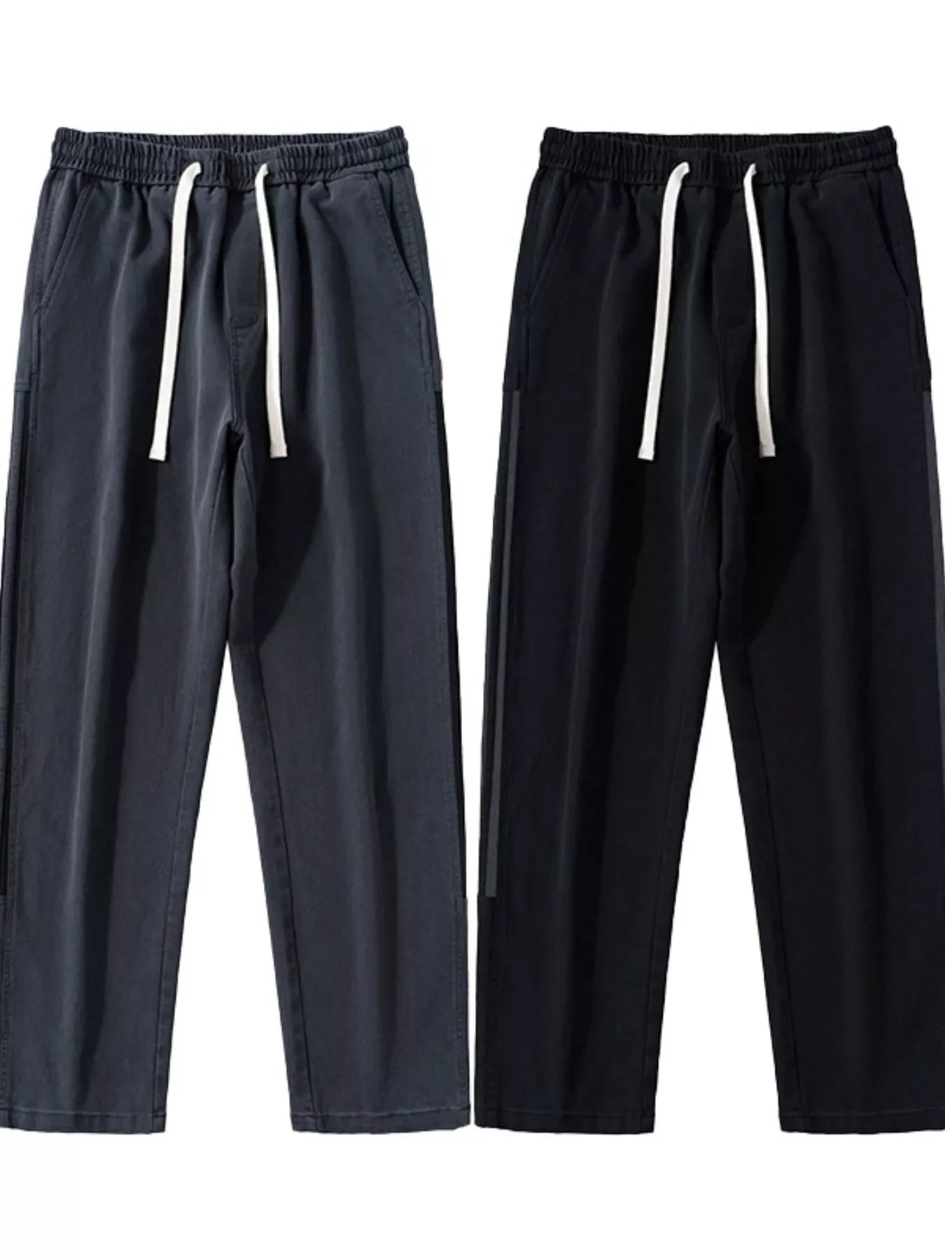 Men's Plus Size Loose-Fit Drawstring Casual Joggers