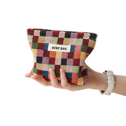 Compact Women's Travel Makeup and Sanitary Storage Bag
