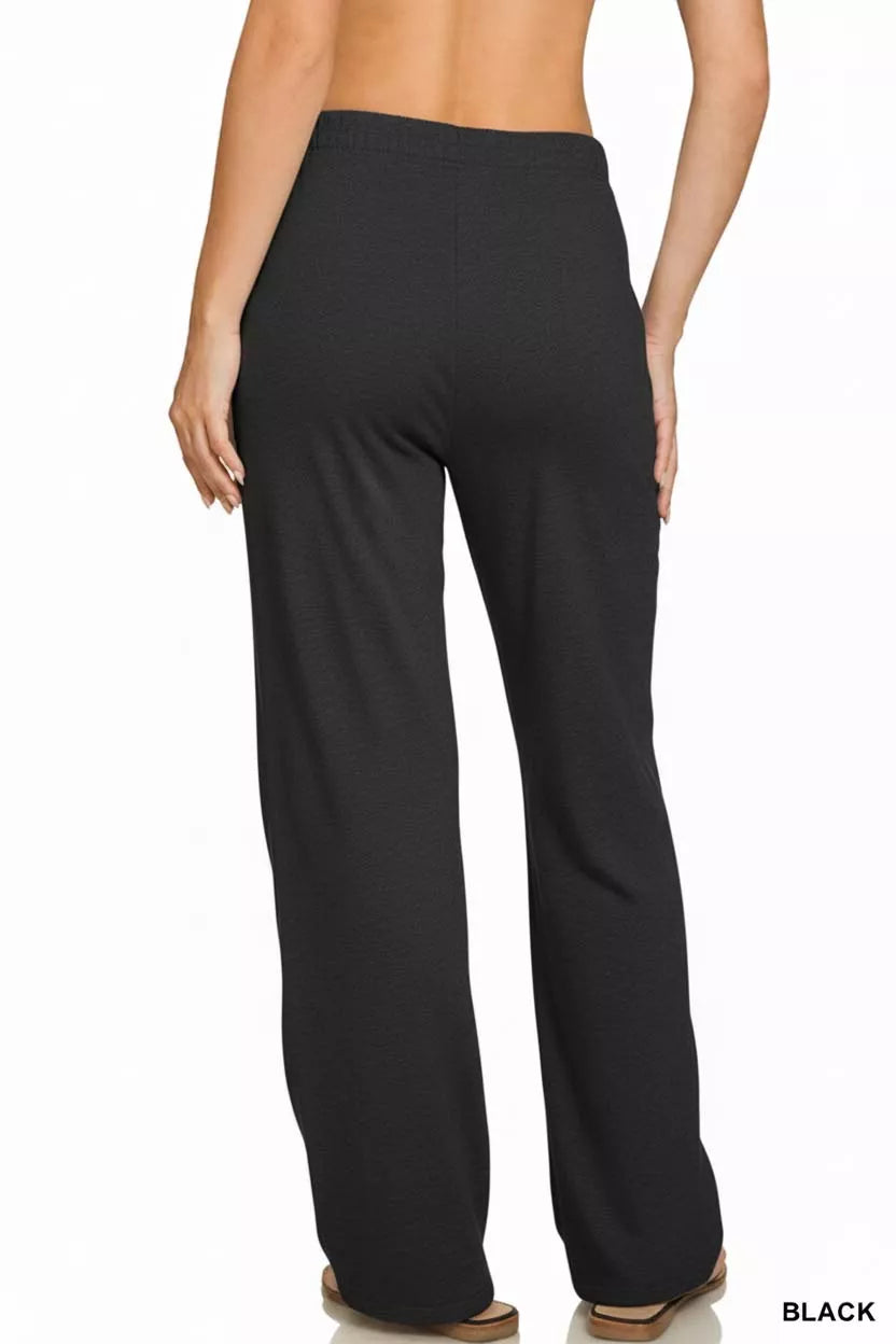 Pantalons de Fleece Zenana pour Femmes avec Poches