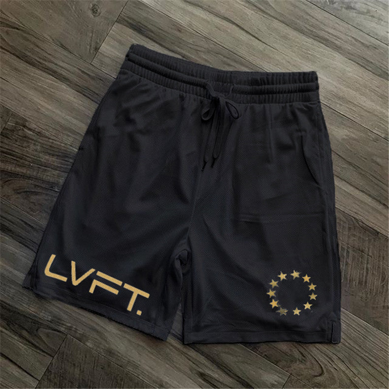 Shorts d'entraînement en mesh respirant pour hommes à séchage rapide