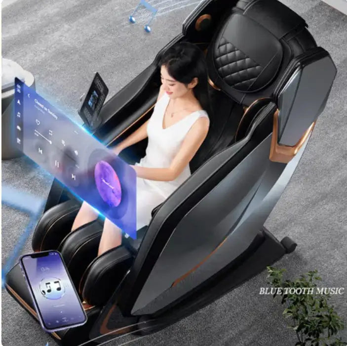 Chaise de massage Shiatsu zéro gravité pleine grandeur premium