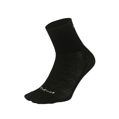 DeFeet Aireator 2-3" Cuff Socks - Black, Size M