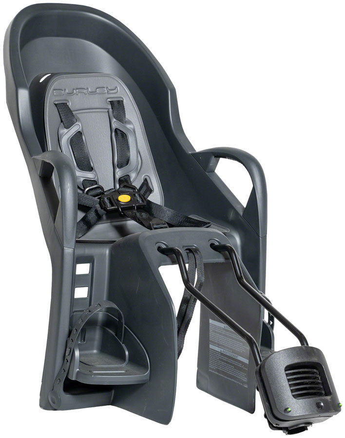 Siège de vélo pour enfant Burley Dash FM avec rails prolongés - Noir