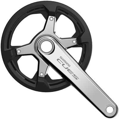 Shimano CUES FC-U6030-1 Crankset - 170mm 9/10/11-Speed Plata