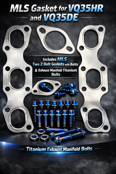 SPDZ1 Heavy Duty MLS Exhaust Manifold Gasket & Titanium Bolt Kit