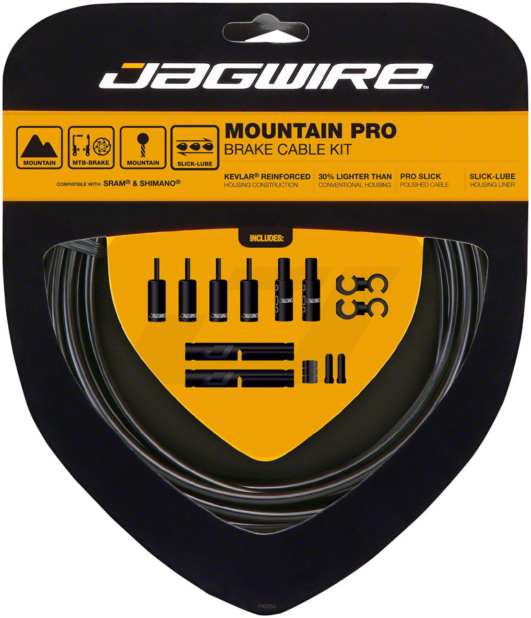 Kit de câble de frein Pro Jagwire pour VTT - Noir
