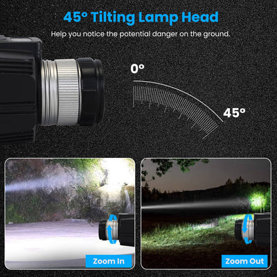GBruno Sensor LED Headlamp - Versatile & Rechargeable