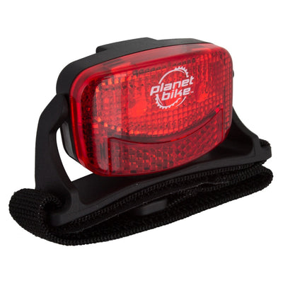 Luz trasera LED para casco Planet Bike Blinky 3H - Rojo/Negro