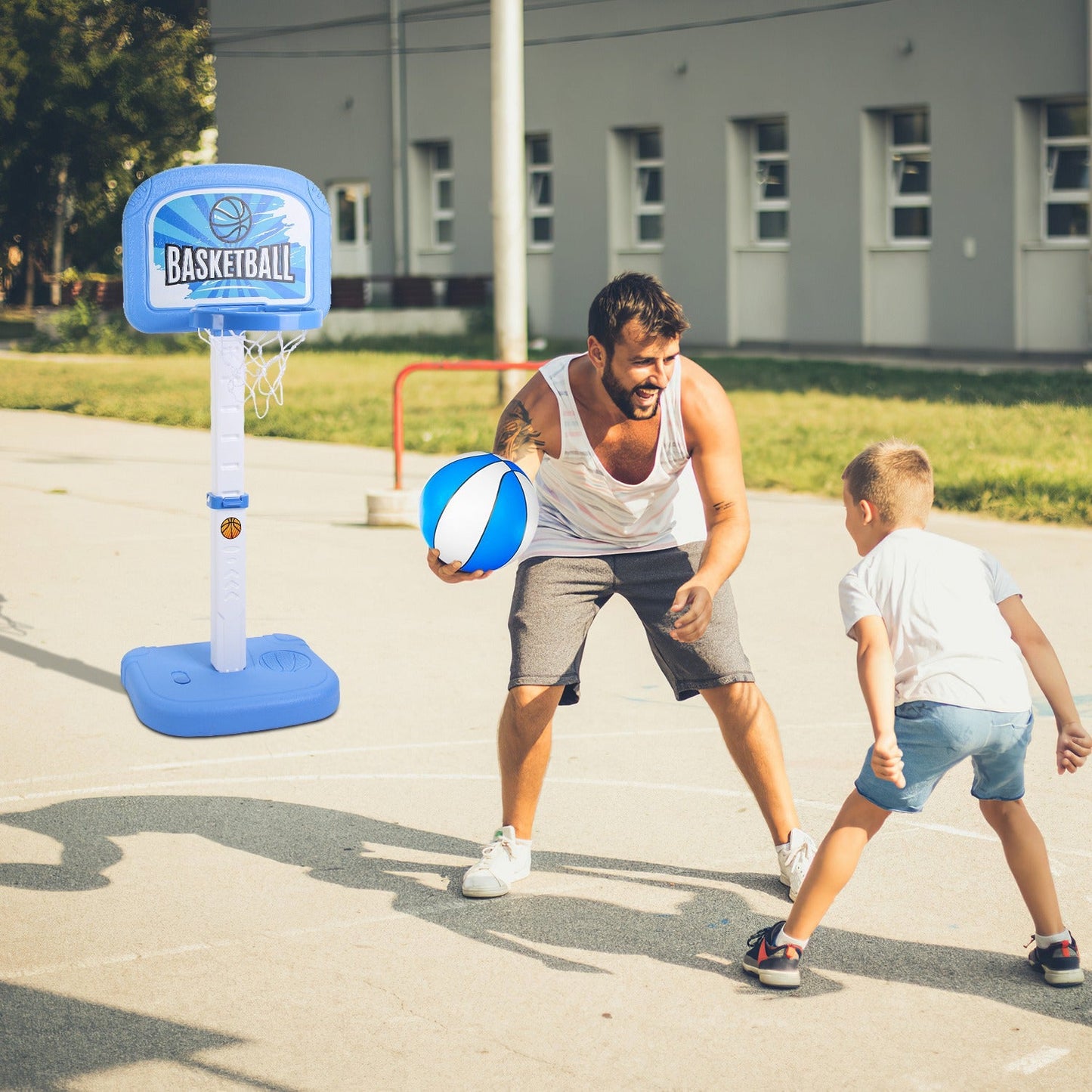 Jeu de basketball 2 en 1 pour piscine