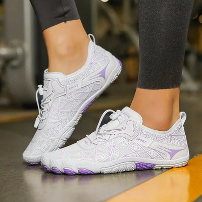 Elastic Lock Laces Mesh Contrast Breathable Athletic - Korvel