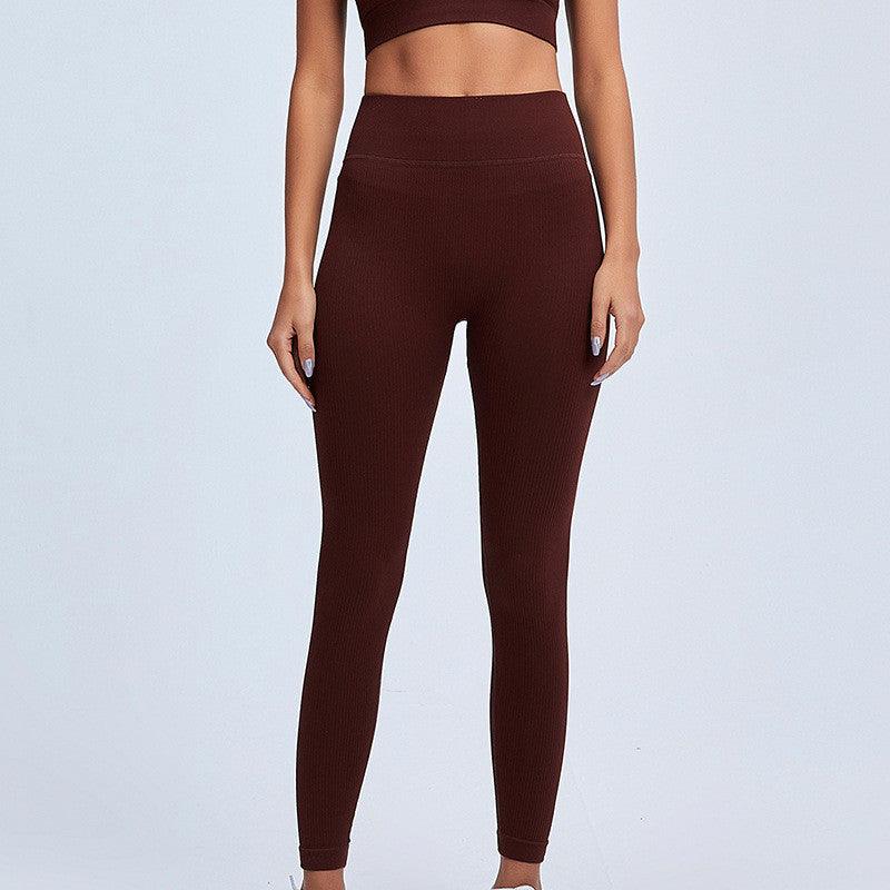 Pantalons de yoga taille haute bleus élégants pour femmes