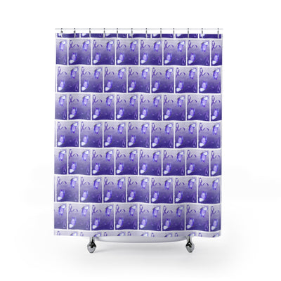 Elegant Butterfly Shower Curtain - Purple Decor for Your Bathroom