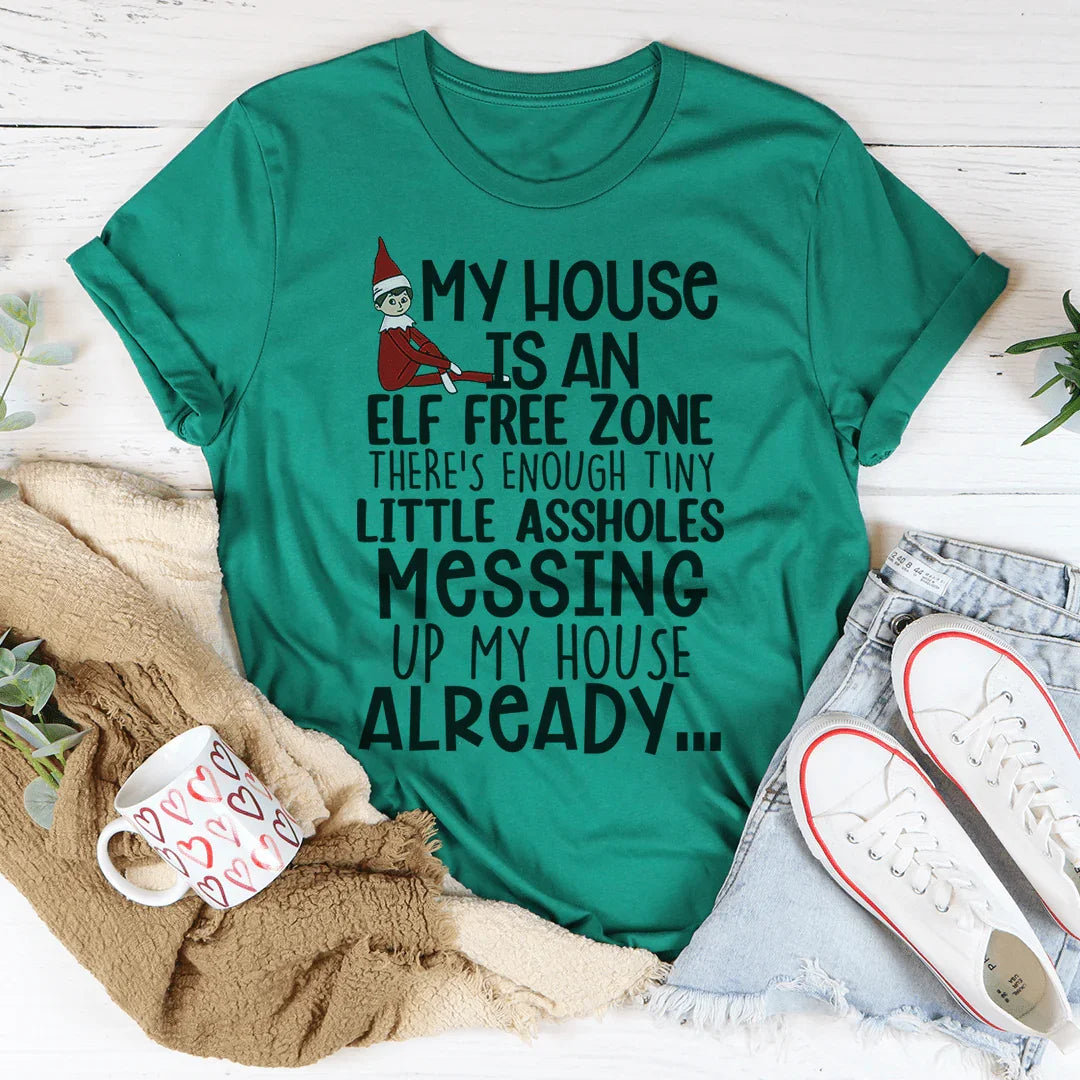 Camiseta de zona libre de elfos