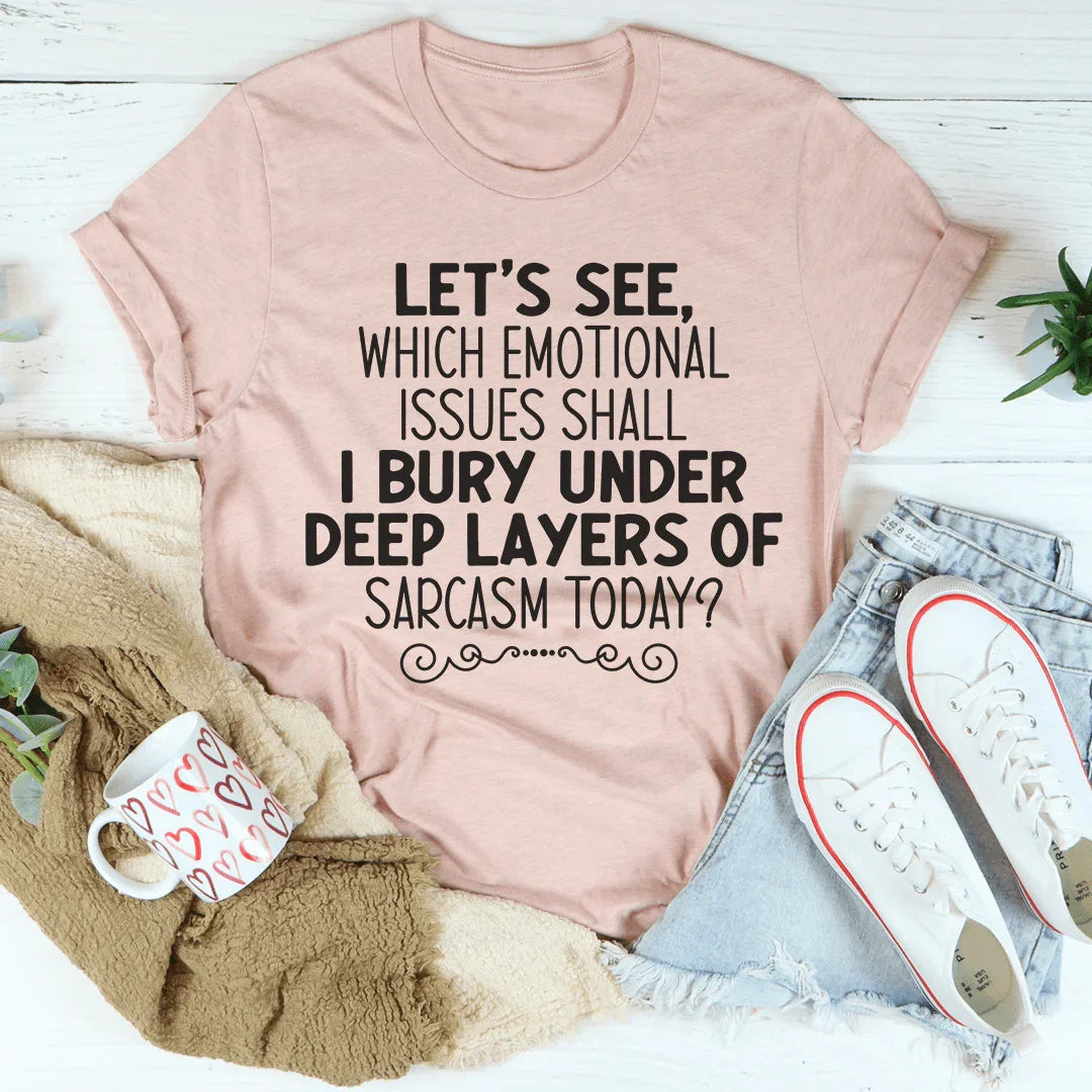 Camiseta de Problemas Emocionales - Camiseta de Comodidad Premium