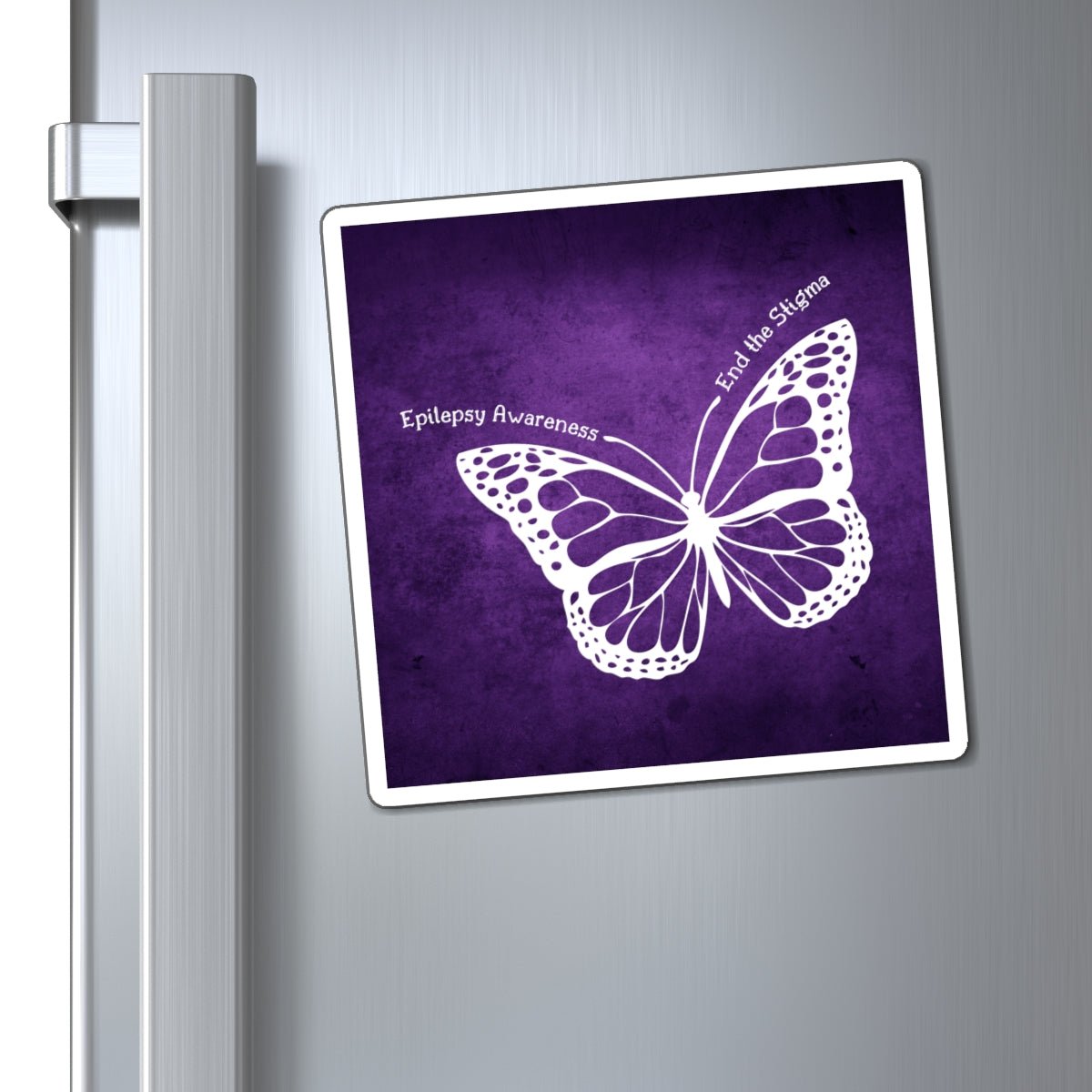 Epilepsy Awareness Butterfly Magnet