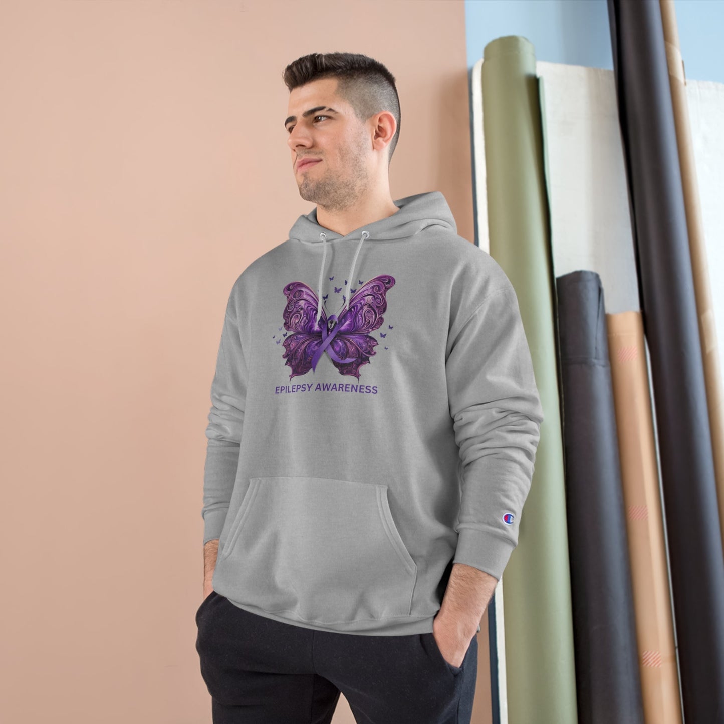 Sweat à capuche Champion Papillon Épilepsie