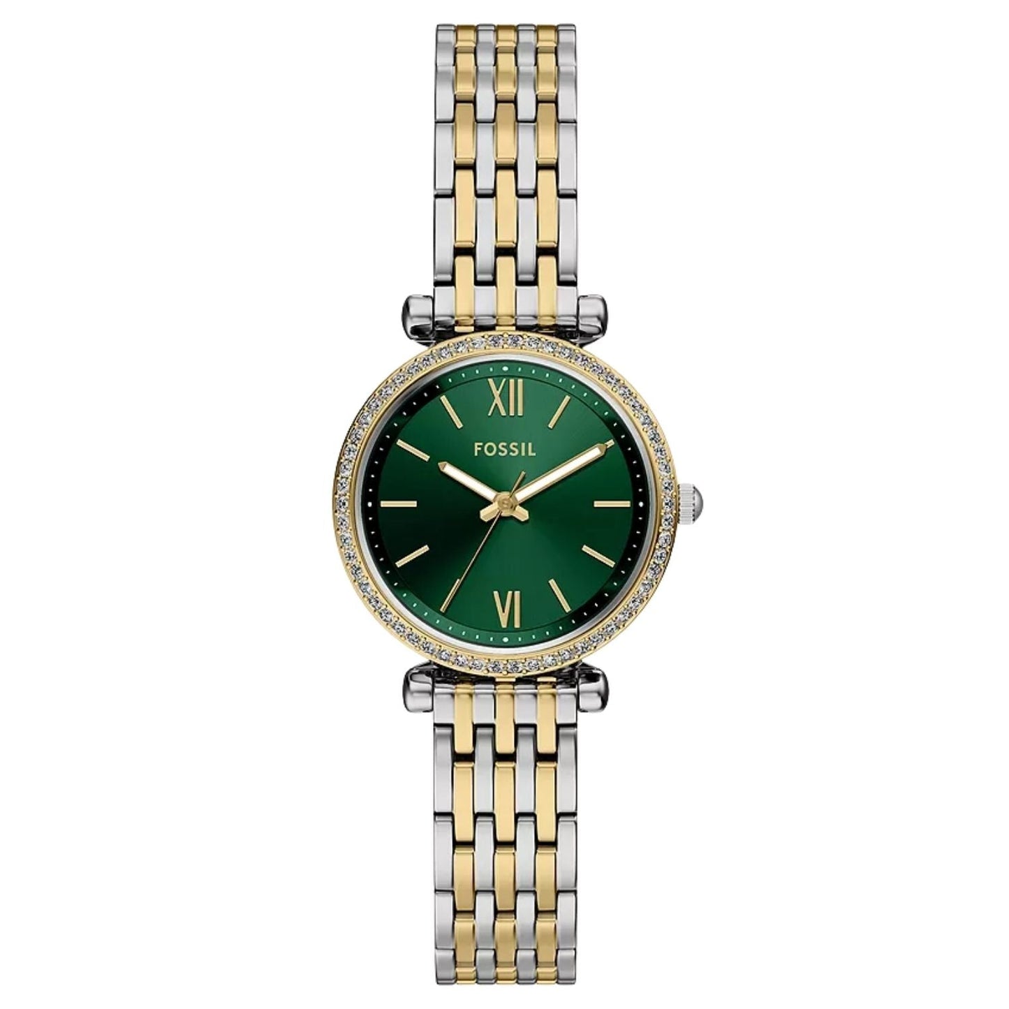 Fossil Women's Carlie Watch - Elegant Green Dial