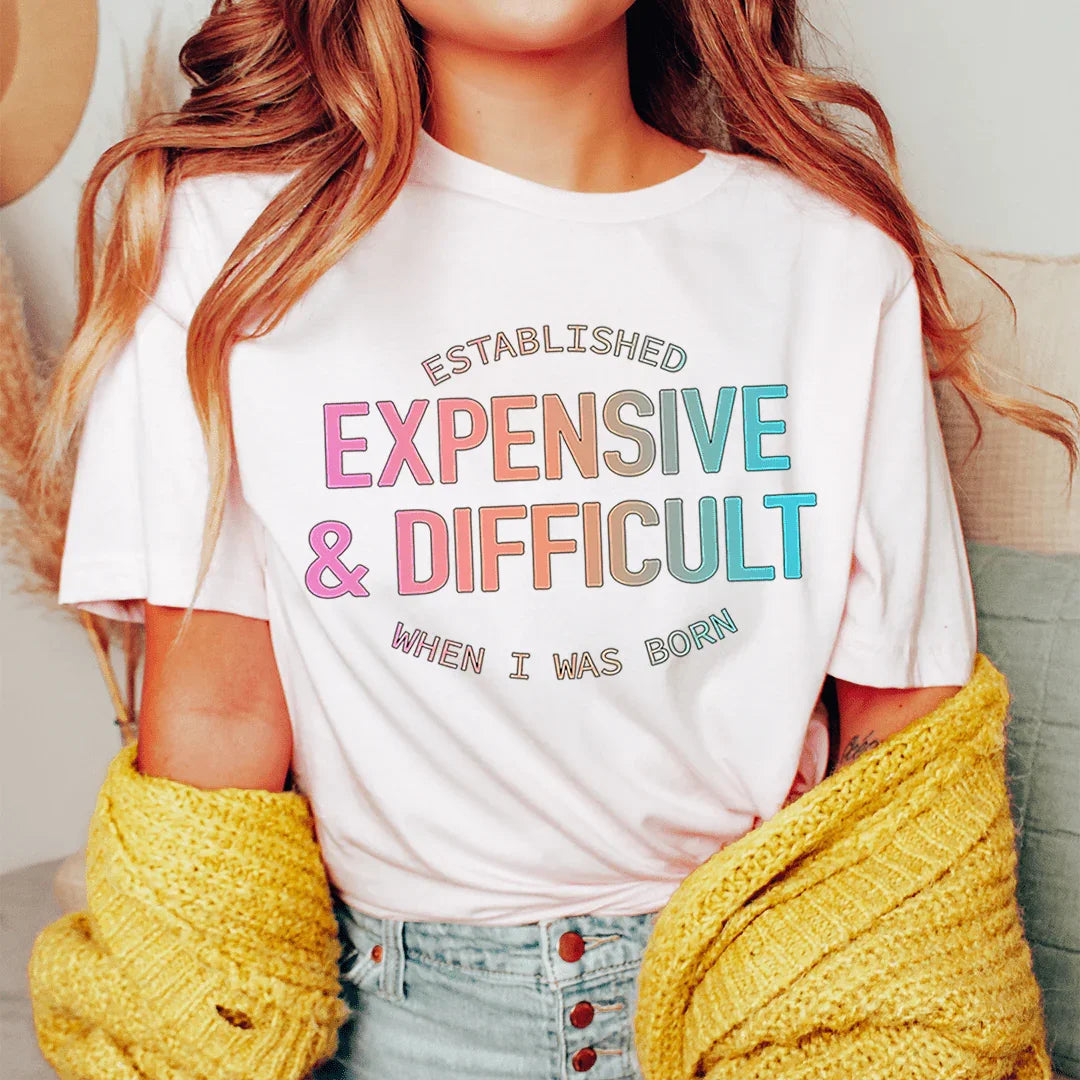 Camiseta cara y difícil