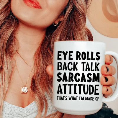 Sarcastic Attitude Ceramic Mug - 15 oz