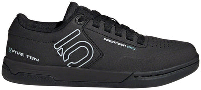 Five Ten Freerider Pro Women's Cycling Shoes - Core Black/Crystal White/Acid Mint 11