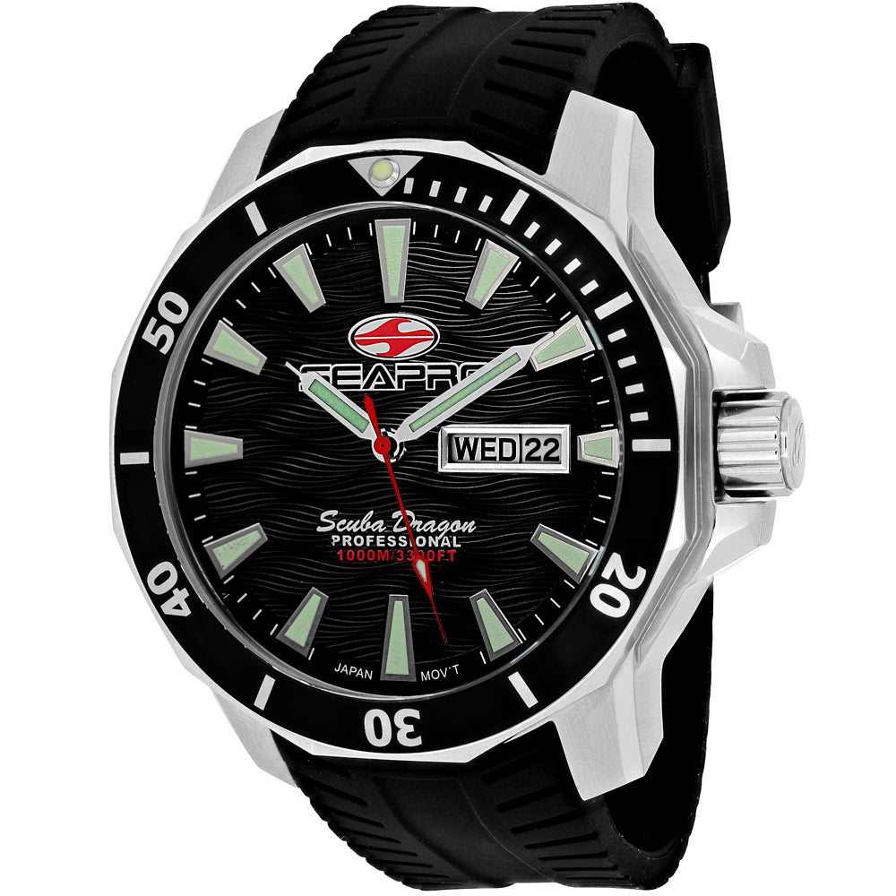 Reloj de buceo Seapro Men's Scuba Dragon Diver Edición Limitada