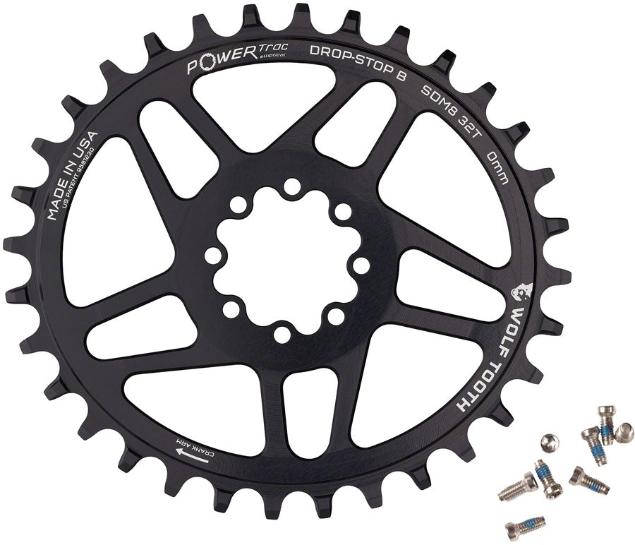 Wolf Tooth Elliptical Direct Mount Chainring - 32t for SRAM Cranksets