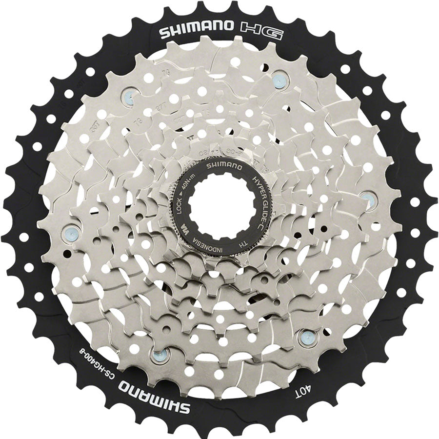 Cassette Shimano CS-HG400-8 - 8 Vitesses 11-40t Argent