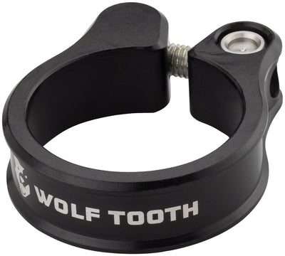 Abrazadera de asiento Wolf Tooth - 28.6mm atornillada negra