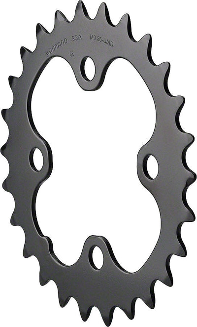 Shimano SLX M660 26t 9-Speed Inner Chainring - Negro
