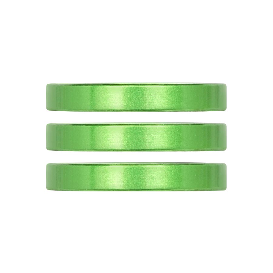 Entretoise de direction Industry Nine iRiX - Aluminium de 5 mm en lime (3 pièces)