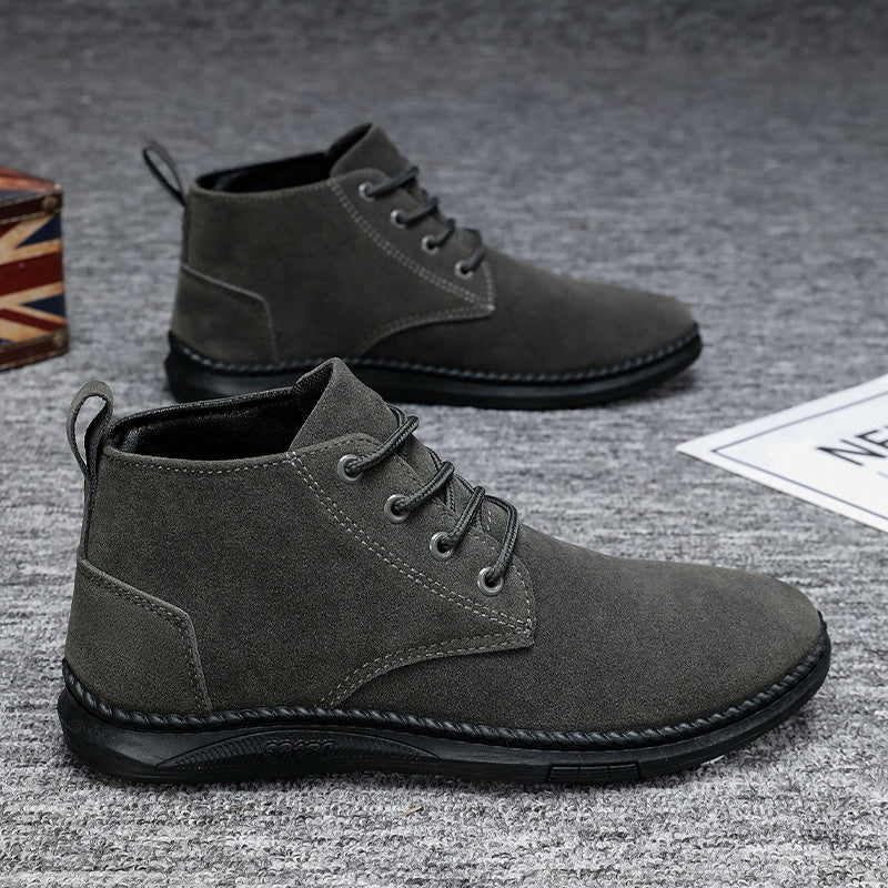 Trendy Men's High-Top Martin Boots for Casual Wear