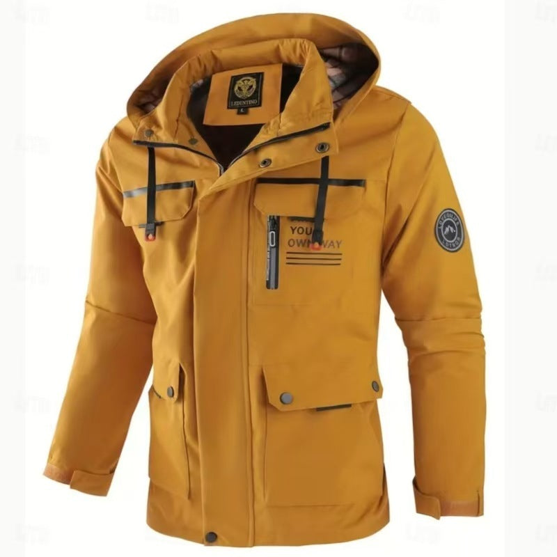 Men's Casual Hooded Parka - Warm & Windproof Jacket
