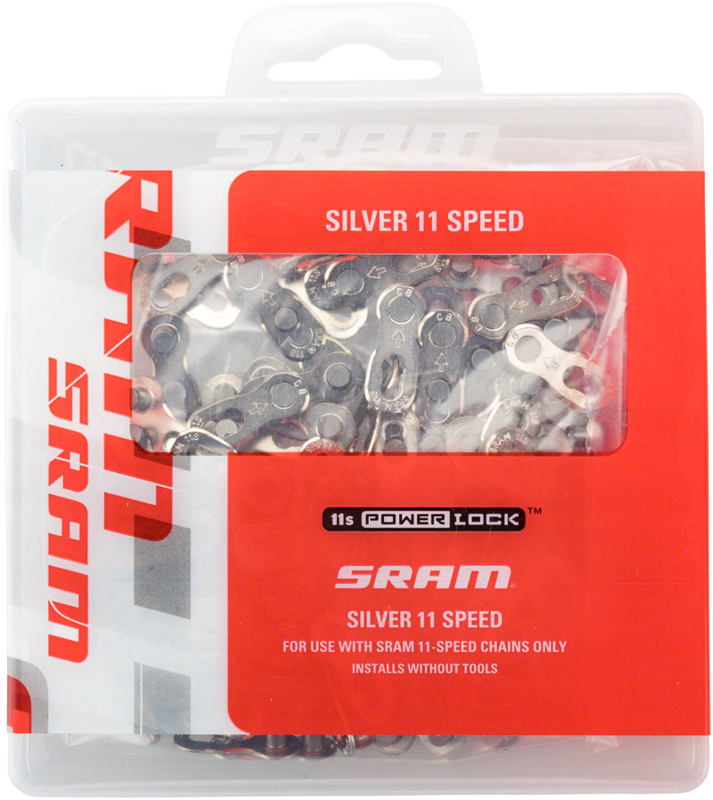 SRAM PowerLock 11-Speed Silver Chain Links - 50 Pack