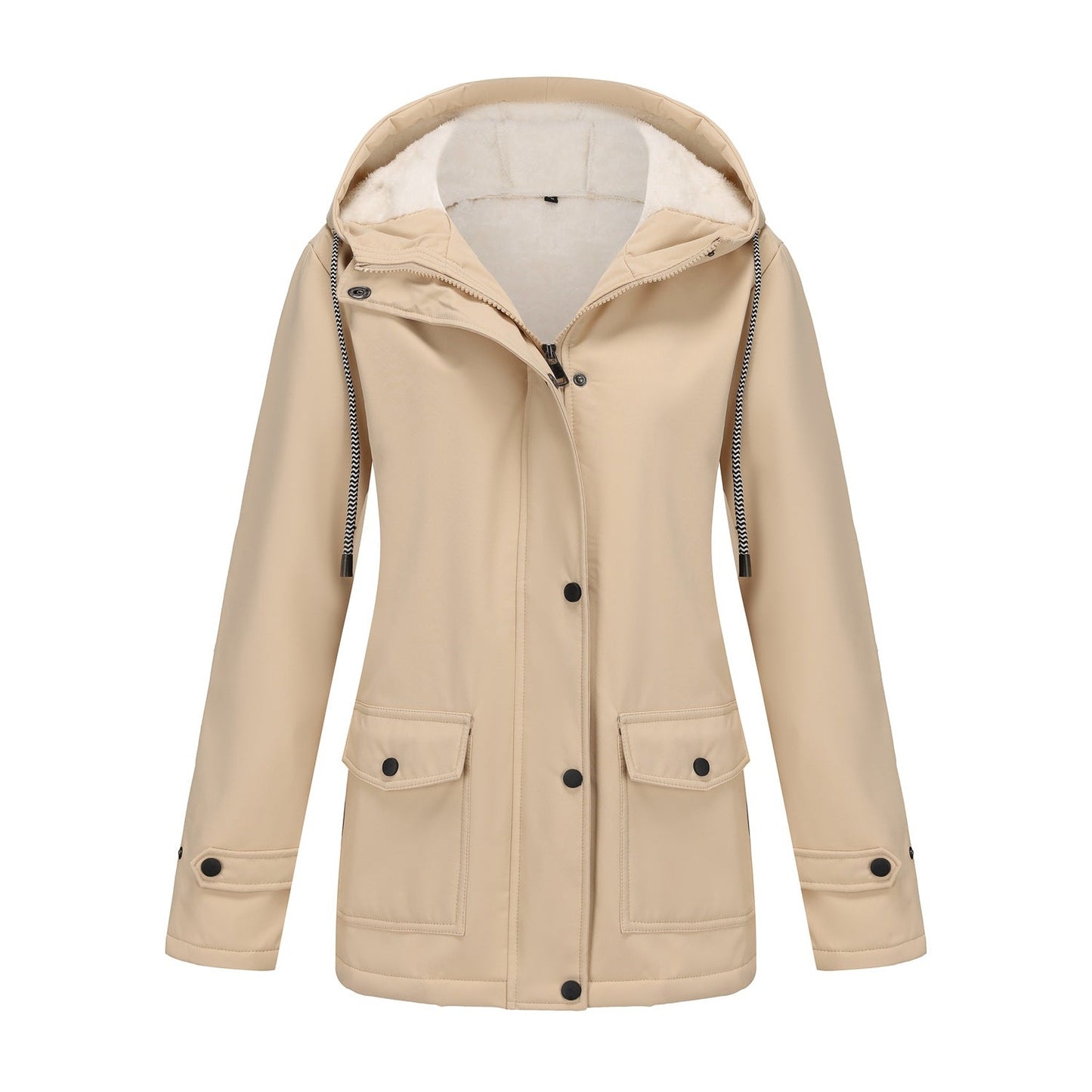 Women's Fleece-lined Waterproof Anorak Jacket