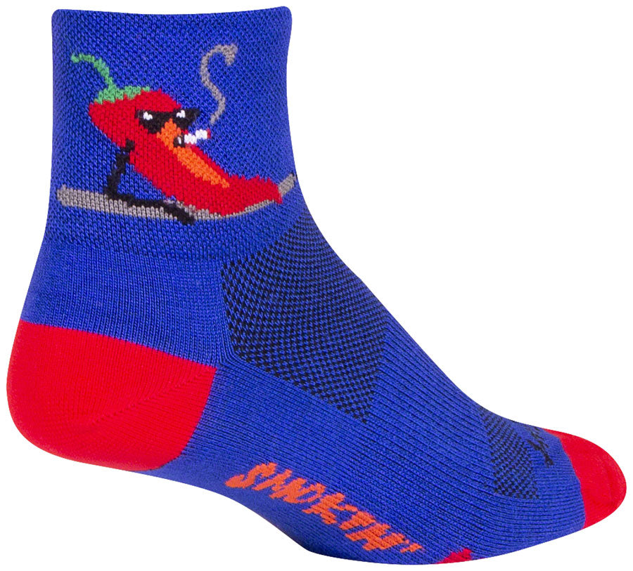Calcetines SockGuy Classic Smokin' Hot - 3" Pequeño/Mediano