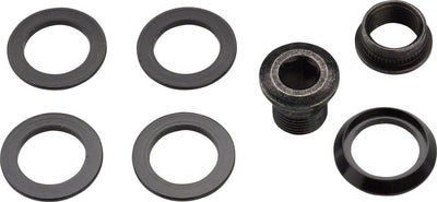 Juego de tornillos espaciadores para plato SRAM Force 1 - Cinco espaciadores con tuerca/tornillo ocu