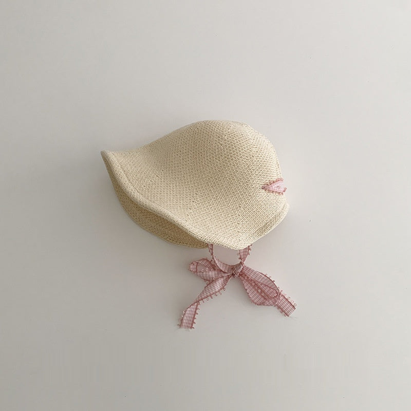 Sun-Proof Vacation Beach Straw Hat for Girls