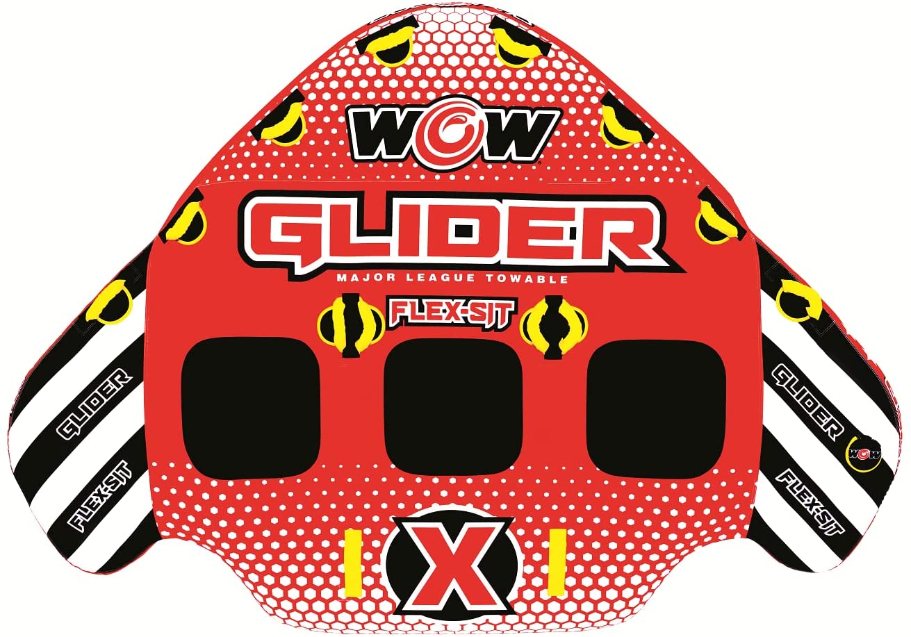 WOW Watersports Glider 3 Person Towable with Flex Seating