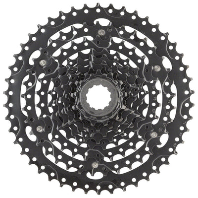 Cassette microSHIFT ADVENT de 9 velocidades - 11-46T Acero endurecido negro