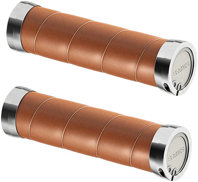 Brooks Slender Leather Grips - Honey 130mm