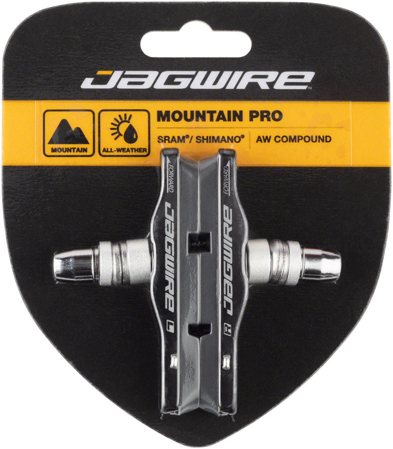 Plaquettes de frein Jagwire Mountain Pro - Postes filetés - Noir