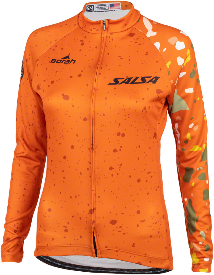 Maillot à manches longues Terrazzo pour femmes Salsa - 3X-Large Orange
